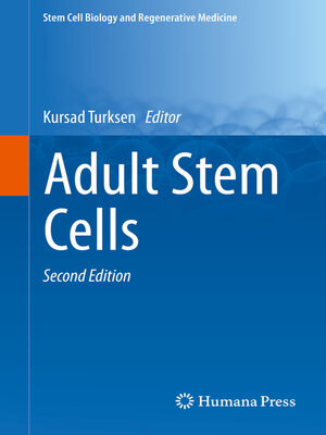 cover image of Adult Stem Cells